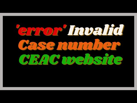 How to Verify Your Case Number with CEAC State Government