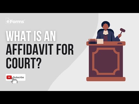 Importance of an Affidavit of Two Witnesses in Legal Proceedings