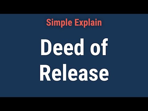 Comprehensive Deed of Release Template for Legal Use