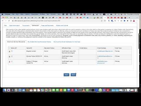 Efficient Family Court E-filing Practices
