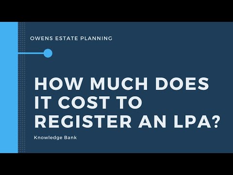 Cost Breakdown of Lasting Power of Attorney Services