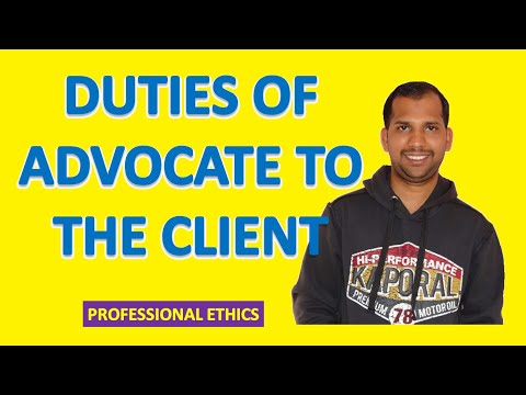 Responsibilities of Lawyers Toward Their Clients