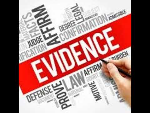 Law and Evidence: Key Principles and Applications in Legal Practice