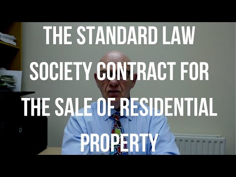 Law Society Contract for Sale: Key Considerations and Overview