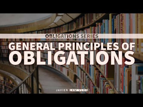 Legal Principles of Law, Obligations, and Contracts